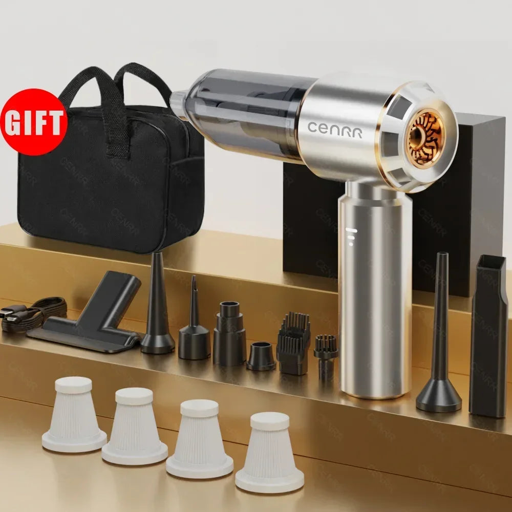 CENRR Cordless Car Vacuum Cleaner – 998000Pa High Suction