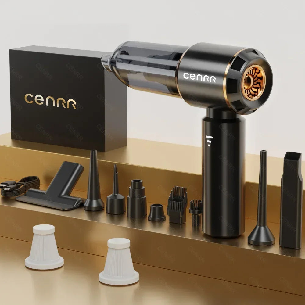 CENRR Cordless Car Vacuum Cleaner – 998000Pa High Suction