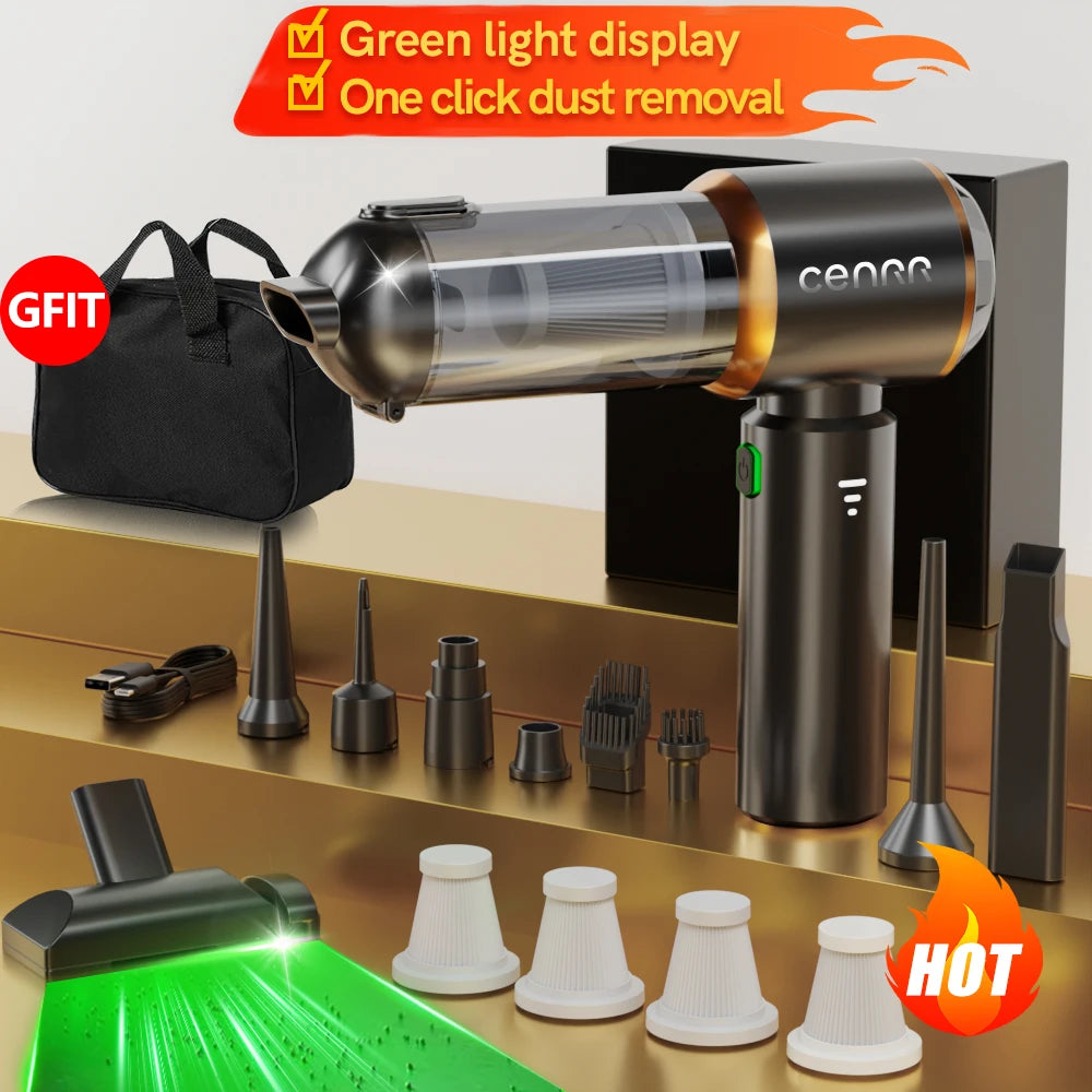 CENRR Cordless Car Vacuum Cleaner – 998000Pa High Suction