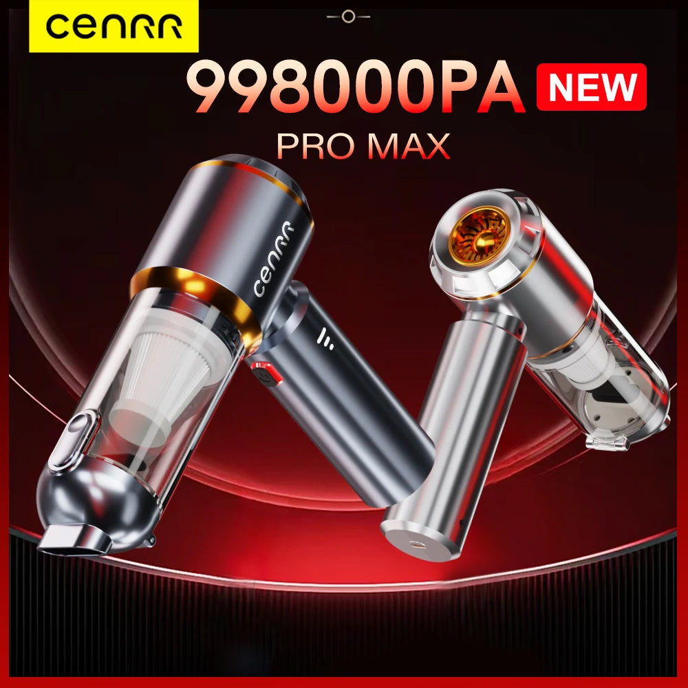 CENRR Cordless Car Vacuum Cleaner – 998000Pa High Suction