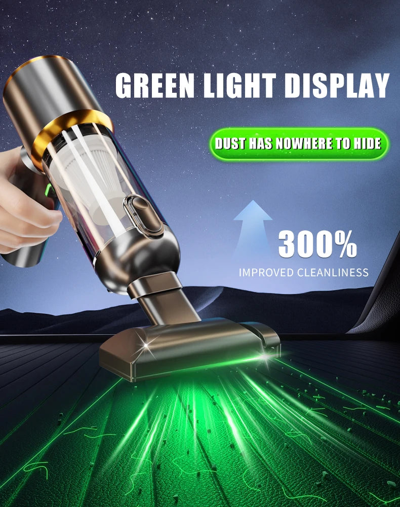 CENRR Cordless Car Vacuum Cleaner – 998000Pa High Suction