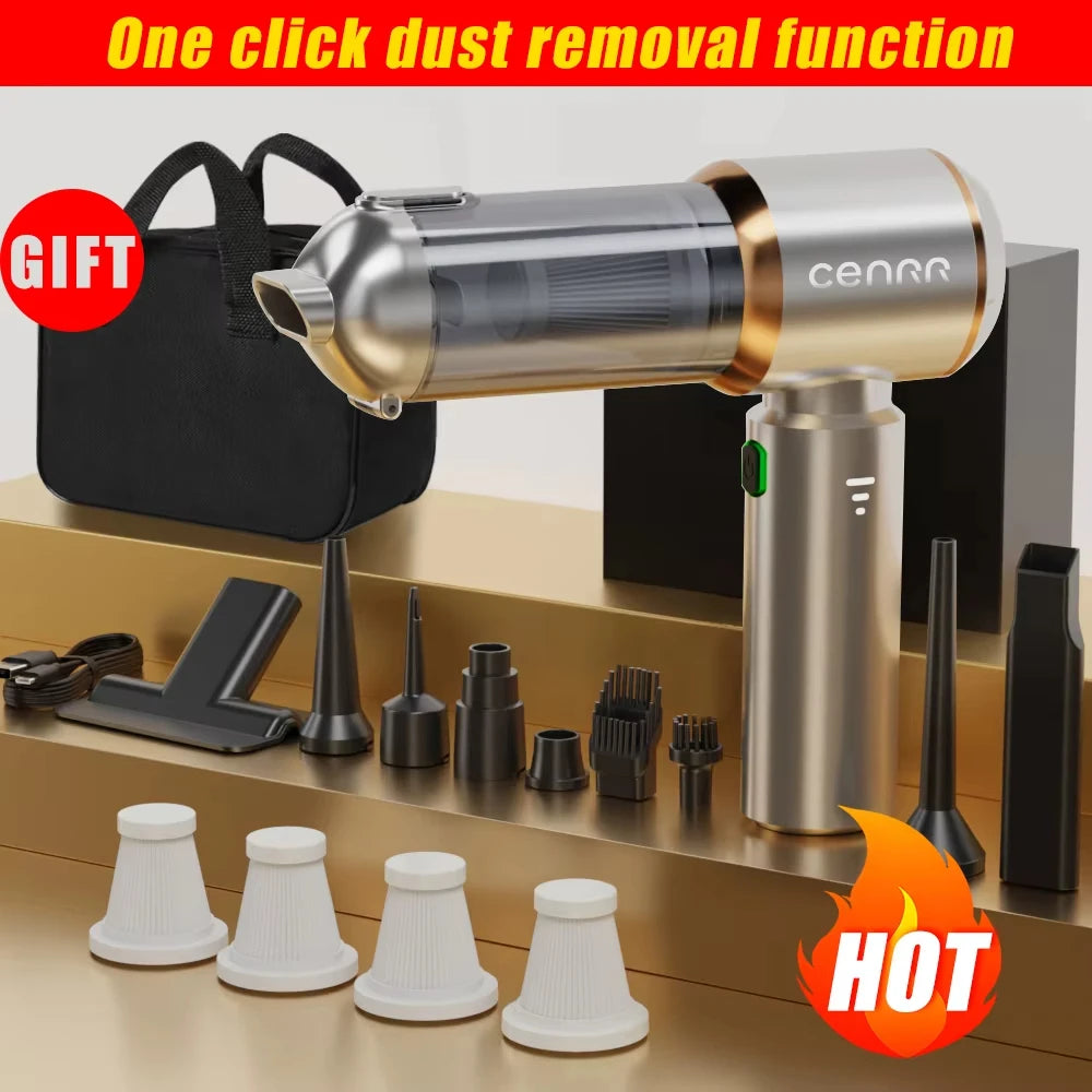 CENRR Cordless Car Vacuum Cleaner – 998000Pa High Suction