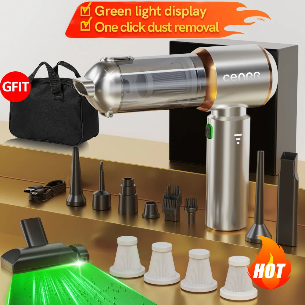 CENRR Cordless Car Vacuum Cleaner – 998000Pa High Suction